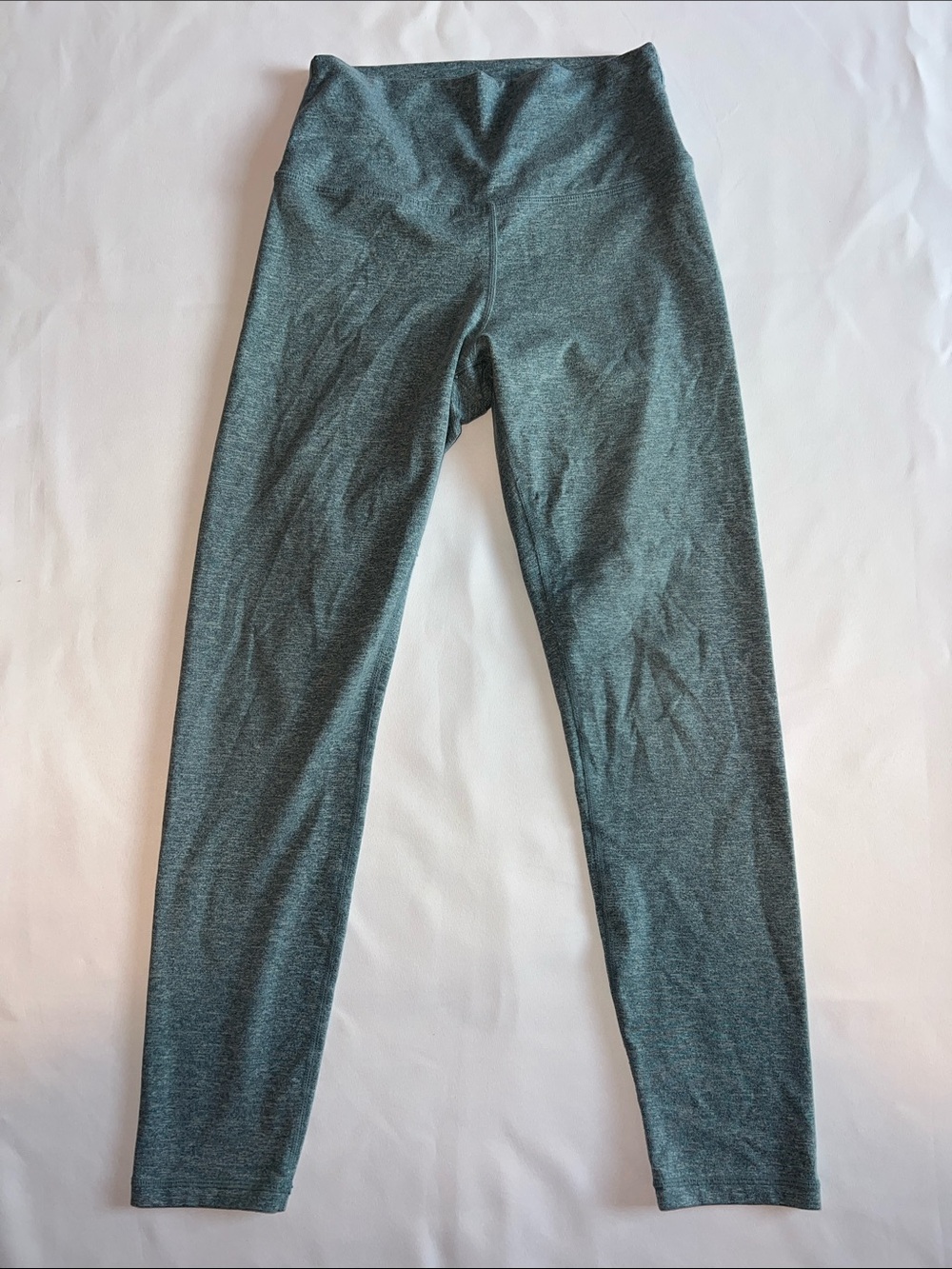 Quince womens Performance Leggings - Teal Green size Med Super Soft